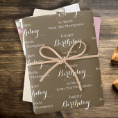 Cute Ice Cream Cone Whimsical Neapolitan Patroon Inpakpapier Vel