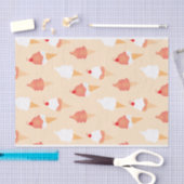 Cute Ice Cream Cone with Sprinkles Pattern Tissuepapier (Craft)