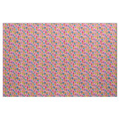Cute Ice Cream Cones Dessert on Pink Girly Pattern Stof (Yard (91,4 cm))