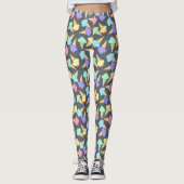 Cute Ice Cream Cones Pattern Leggings (Voorkant)