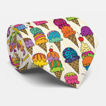 Cute Ice Cream Cones Pattern