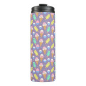 Cute Ice Cream Pattern – Adorable Frozen Treat  Thermosbeker (Voorkant)