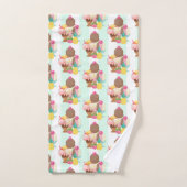 Cute Ice Cream Pattern Bad Handdoek (Handdoek)