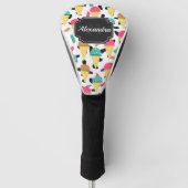 Cute Ice Cream Pattern Golfheadcover (Voorkant)