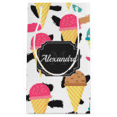 Cute Ice Cream Pattern Klein Cadeauzakje (Voorkant)