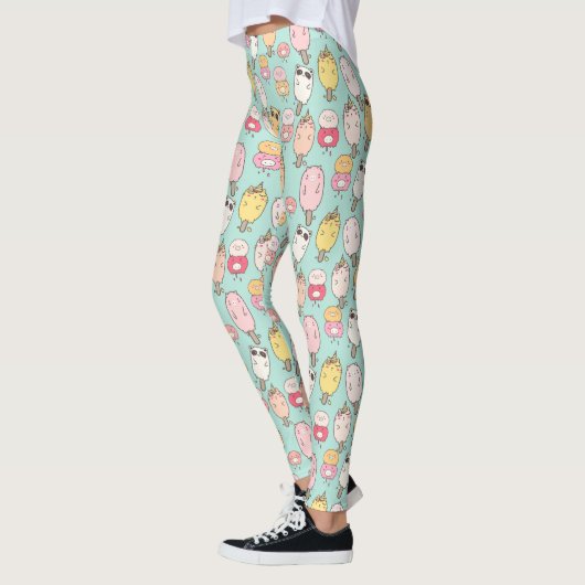 Cute Ice Cream Pattern Leggings (Links)