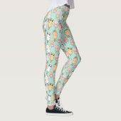 Cute Ice Cream Pattern-Leggings Leggings (Rechts)