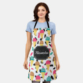 Cute Ice Cream Pattern Schort (Gedragen)