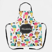 Cute Ice Cream Pattern Schort (Voorkant)