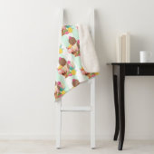 Cute Ice Cream Pattern Sherpa Deken (In situ)