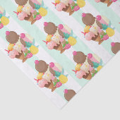 Cute Ice Cream Pattern Tissuepapier (Detail)