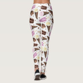 Cute Ice Cream Treappatroon Leggings (Achterkant)