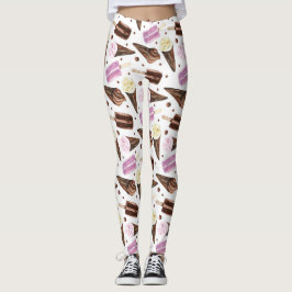 Cute Ice Cream Treappatroon Leggings