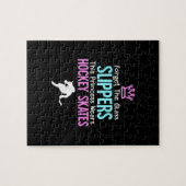 Cute Ice Hockey Girls Gift Women Quote Legpuzzel (Horizontaal)