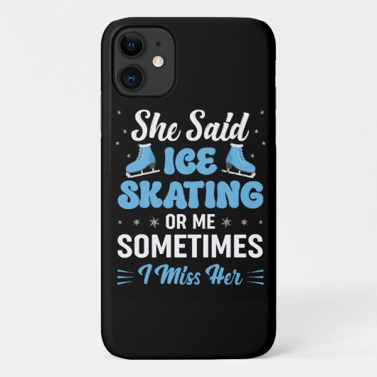 Cute Ice Rink Synchronized is Calling Case-Mate iPhone Case (Achterkant)