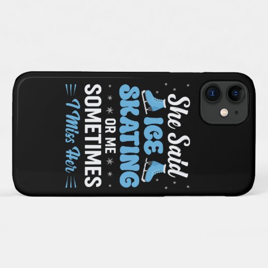 Cute Ice Rink Synchronized is Calling Case-Mate iPhone Case (Achterkant (horizontaal))