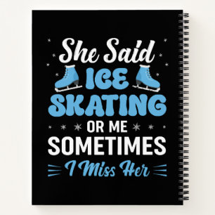 Cute Ice Rink Synchronized is Calling Notitieboek
