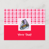 Cute Ice Schaats Briefkaart (Voorkant)