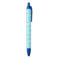 Cute Ice Schaatsen Pattern Blue Figuur Skatel