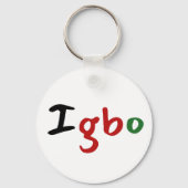 Cute Igbo Graphic Sleutelhanger (Voorkant)