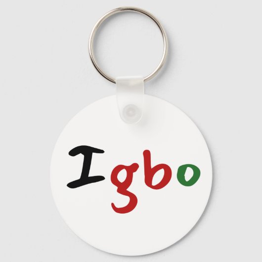 Cute Igbo Graphic Sleutelhanger (Voorkant)