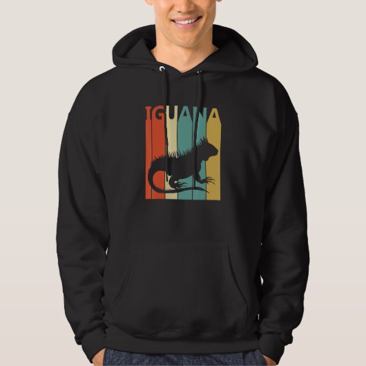 Cute Iguana Animal Hoodie (Voorkant)