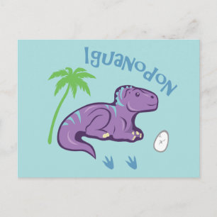 Cute Iguanodon Briefkaart
