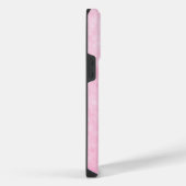 Cute ijsbeer aangepaste naam roze iPhone hoesje (Rechterkant)