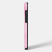 Cute ijsbeer aangepaste naam roze iPhone hoesje (Linkerkant)