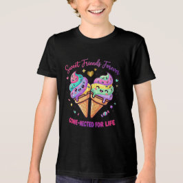 Cute Ijsje Vriendschaps Duo – "Sweet Friends Fo Tri-Blend Shirt
