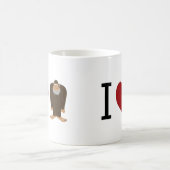 CUTE! IK HOOR VAN <3 BIGFOOT-design — Vindende Big Koffiemok (Center)