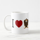 CUTE! IK HOOR VAN <3 BIGFOOT-design — Vindende Big Koffiemok (Links)