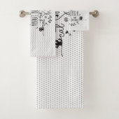 Cute, ik voel me  goed als kattenmoeder bad handdoek (Insitu)