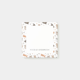 Cute Illustrated Cats Post-it® Notes