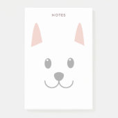 Cute Illustrated Dog Post-it® Notes (Voorkant)