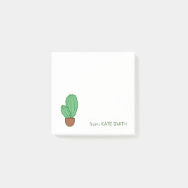 Cute Illustrated Pots of Succulents and Cactus Post-it® Notes
