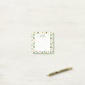 Cute Illustrated Pots of Succulents and Cactus Post-it® Notes (Op bureau)