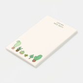 Cute Illustrated Succulents and Cactus Post-it® Notes (Schuin)