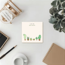 Cute Illustrated Succulents and Cactus