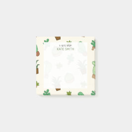 Cute Illustrated Succulents and Cactus Post-it® Notes