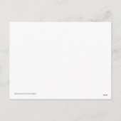 Cute Illustration of an Owl wearing a Santa Hat Feestdagenkaart (Achterkant)