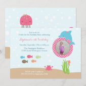 Cute in het kader van de uitnodiging voor het verj (Voorkant / Achterkant)