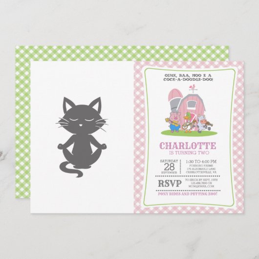 Cute in meditatie - Kies achtergrondkleur Kaart (Voorkant / Achterkant)