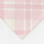 Cute in roze fleece deken (Hoek)