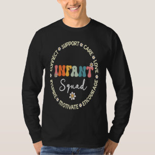 Cute Infant Squad-teamwaarderingsweek terug naar T-shirt