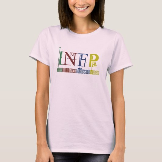 Cute INFP Logo - Myers-Briggs Typology T-shirt (Voorkant)