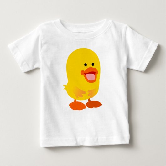 Cute Innocent Cartoon Ducking Baby T-Shirt (Voorkant)