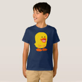 Cute Innocent Cartoon Ducking Children T-Shirt (Voorkant volledig)