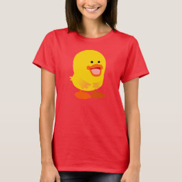Cute Innocent Cartoon Ducking Women T-Shirt