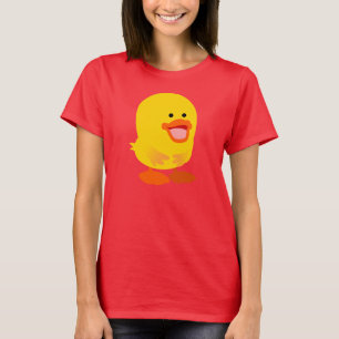 Cute Innocent Cartoon Ducking Women T-Shirt
